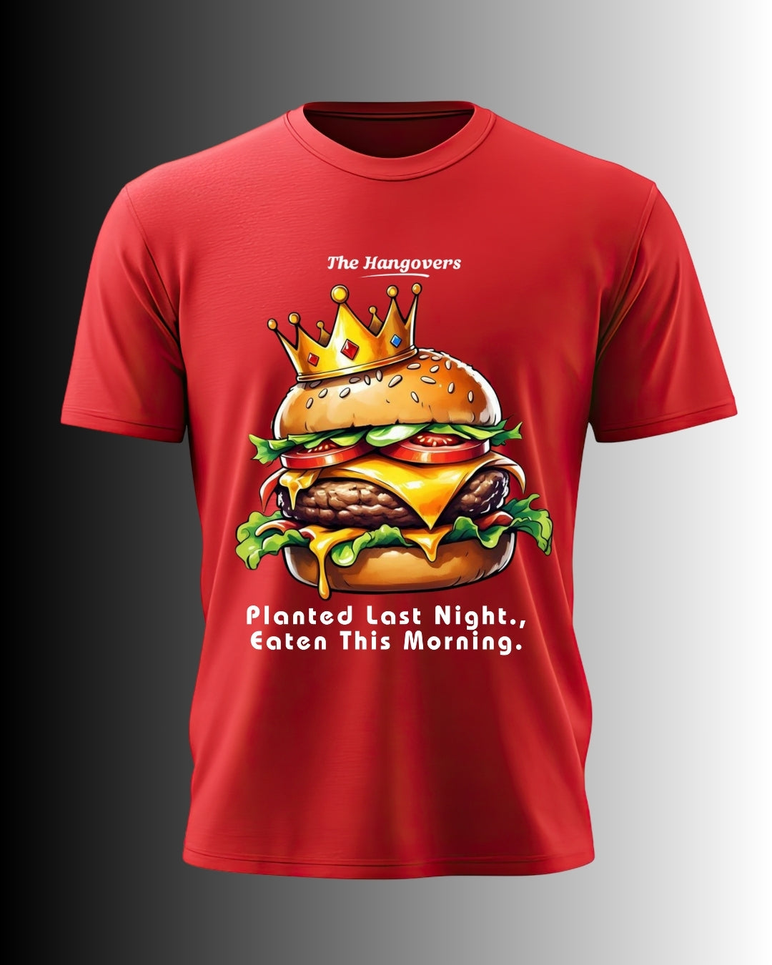 The Hangovers Red Burger T-Shirt