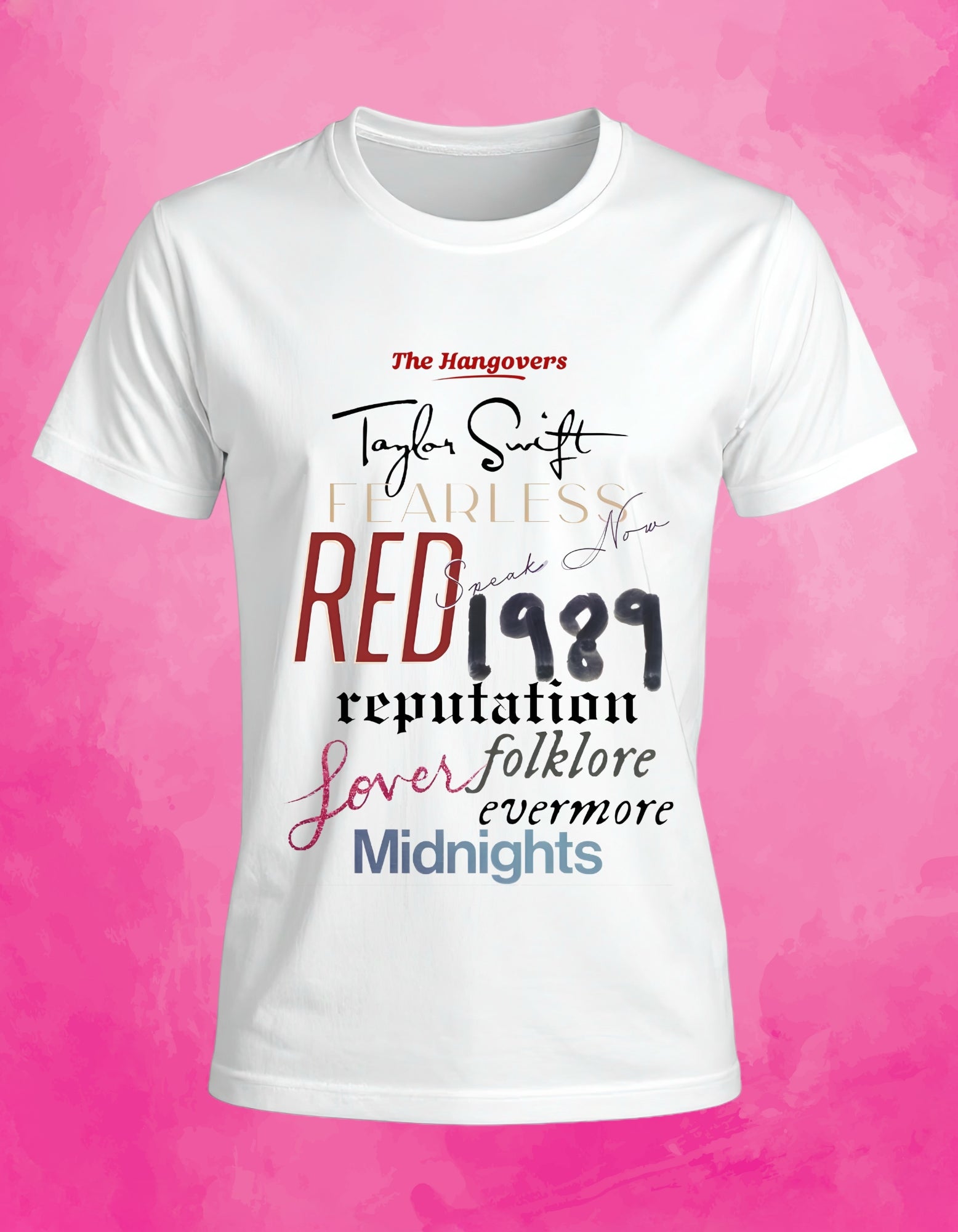 The Hangovers Taylor Swift Eras Script T-Shirt
