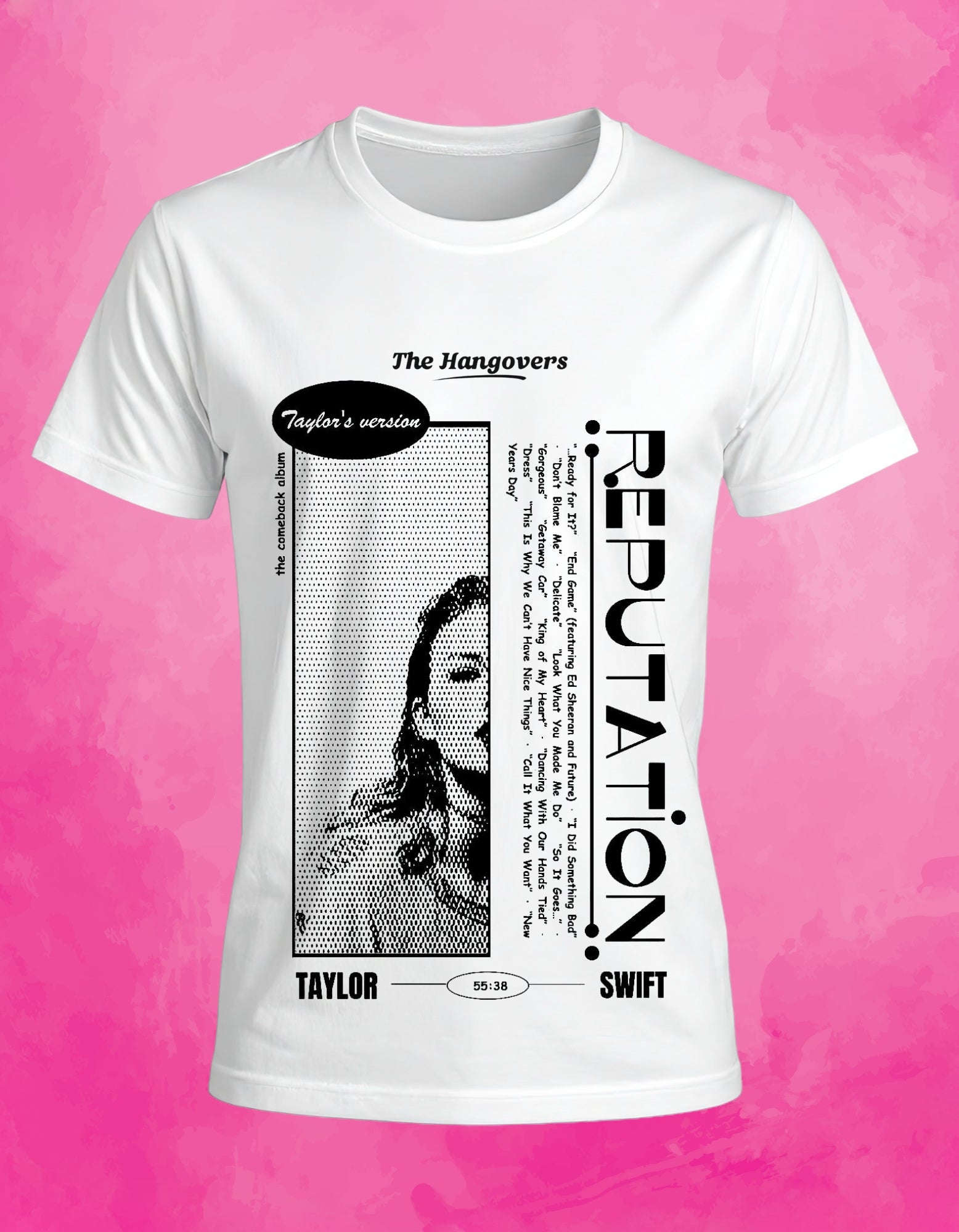The Hangovers Reputation Editorial Taylor T-Shirt