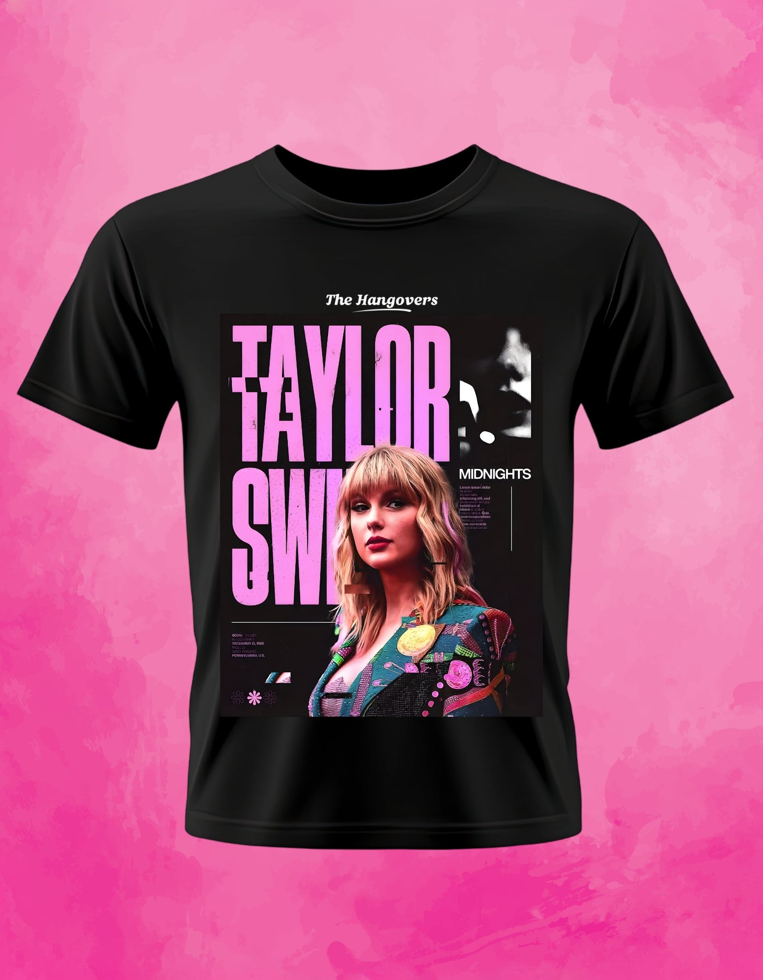 The Hangovers Midnights Taylor Portrait T-Shirt