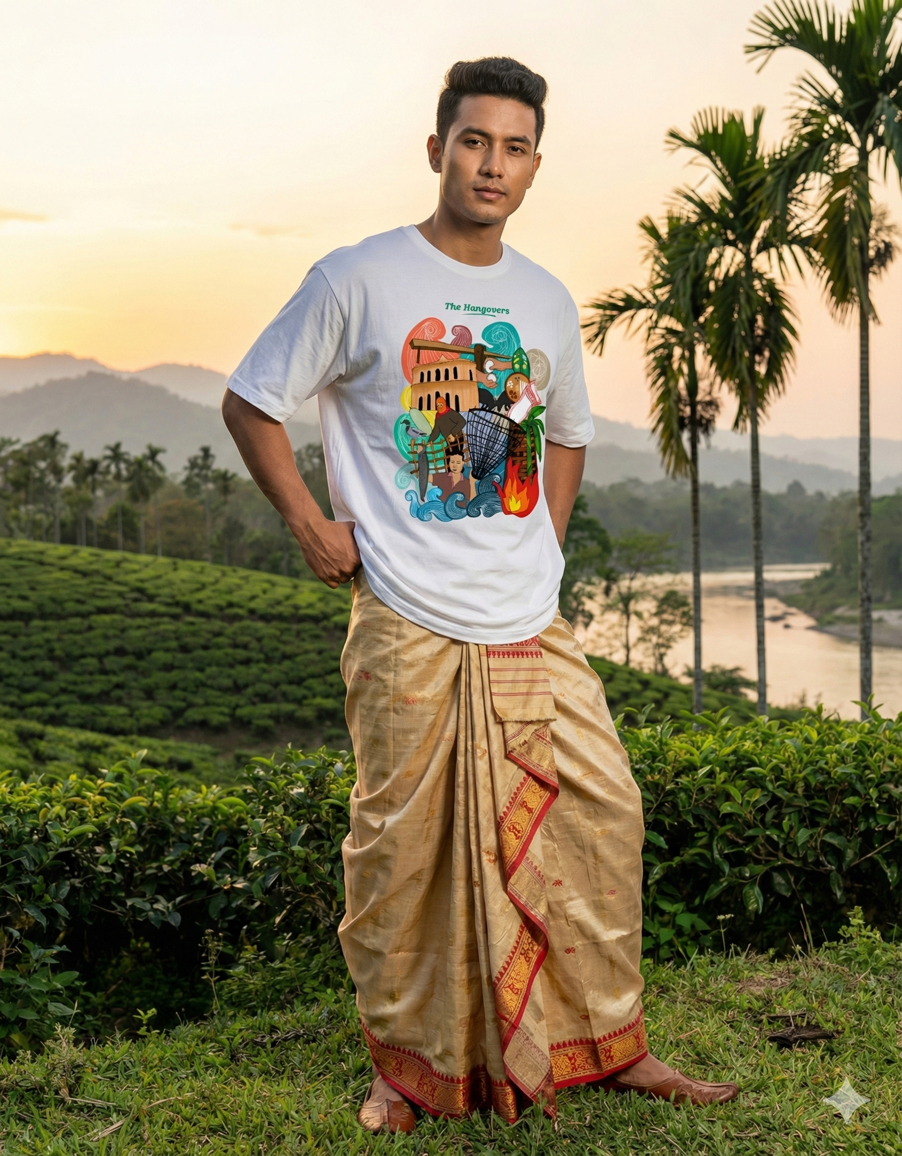 The Hangovers Magh Bihu T-Shirt