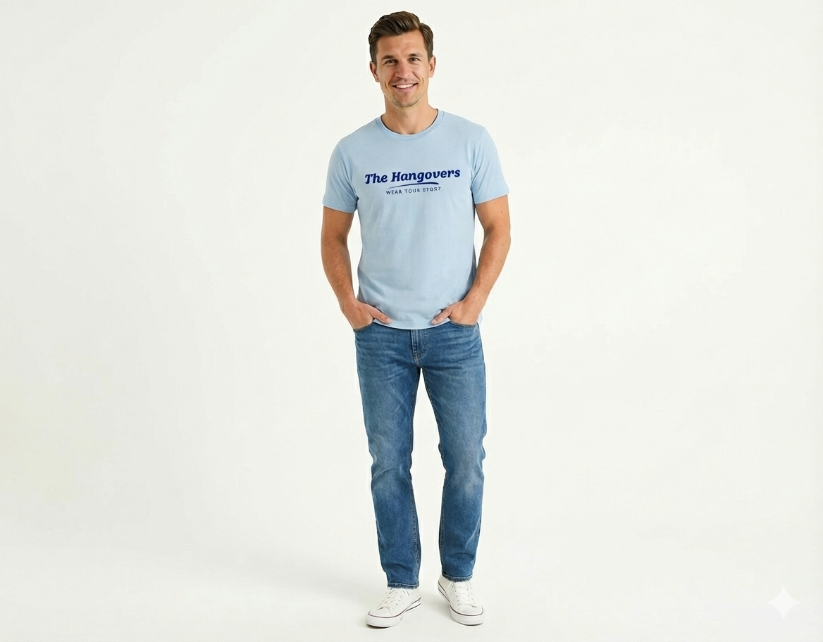 The Hangovers Classics Blue T-Shirt