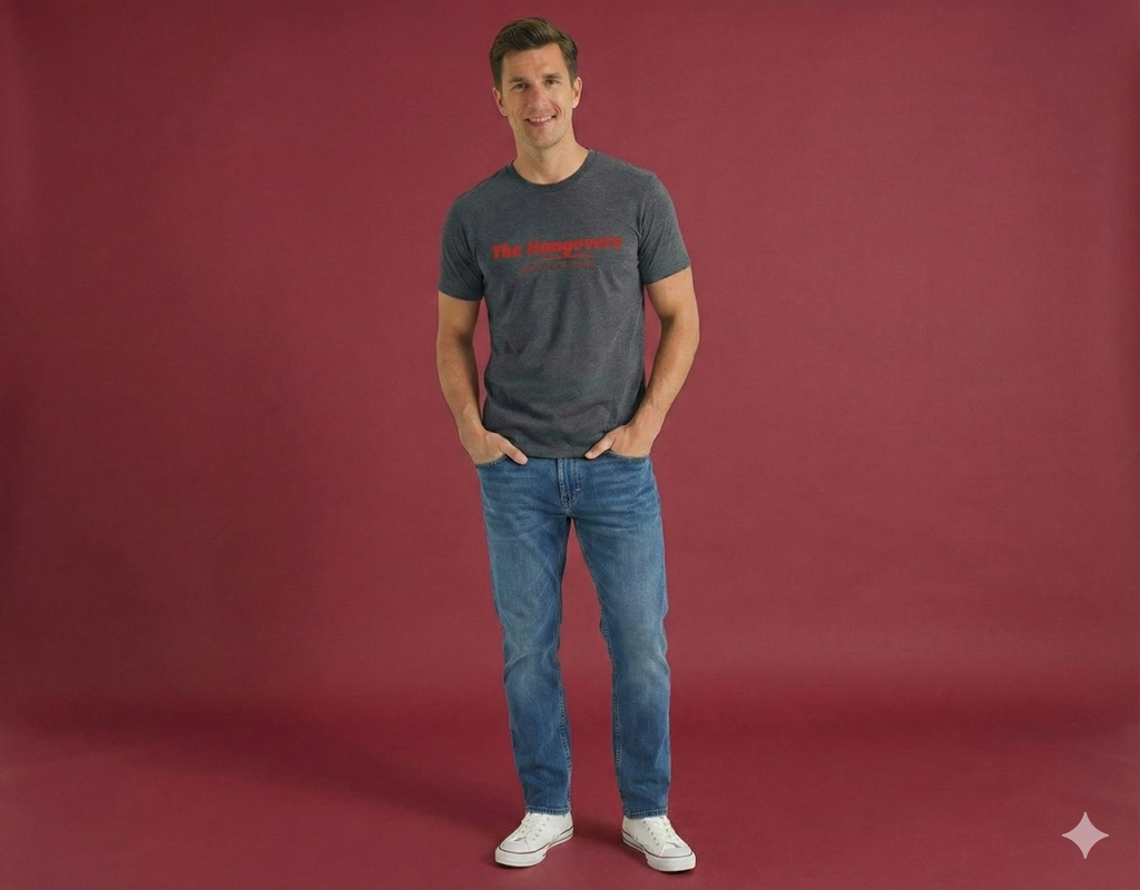 The Hangovers Classics Ash Black T-Shirt