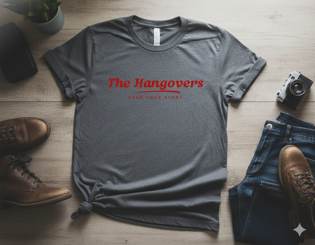 The Hangovers Classics Ash Black T-Shirt