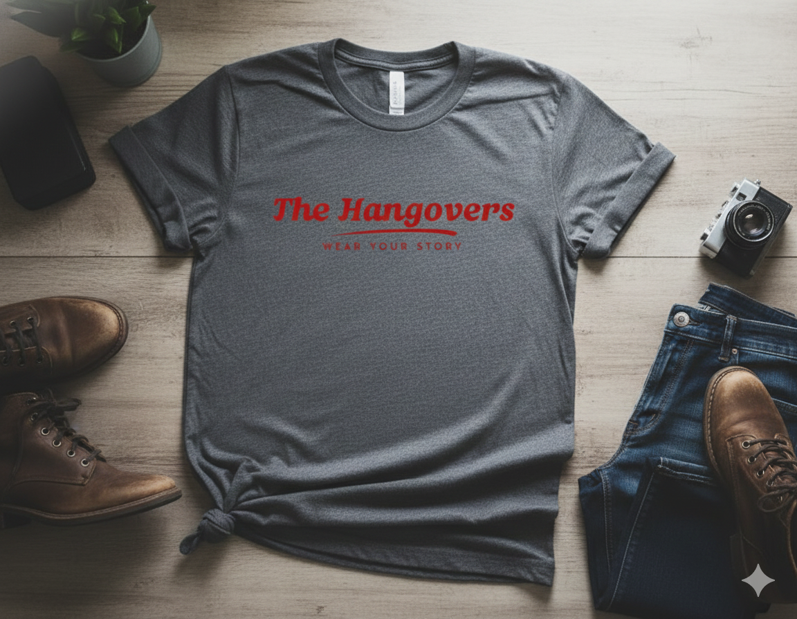 The Hangovers Classics Ash Black T-Shirt