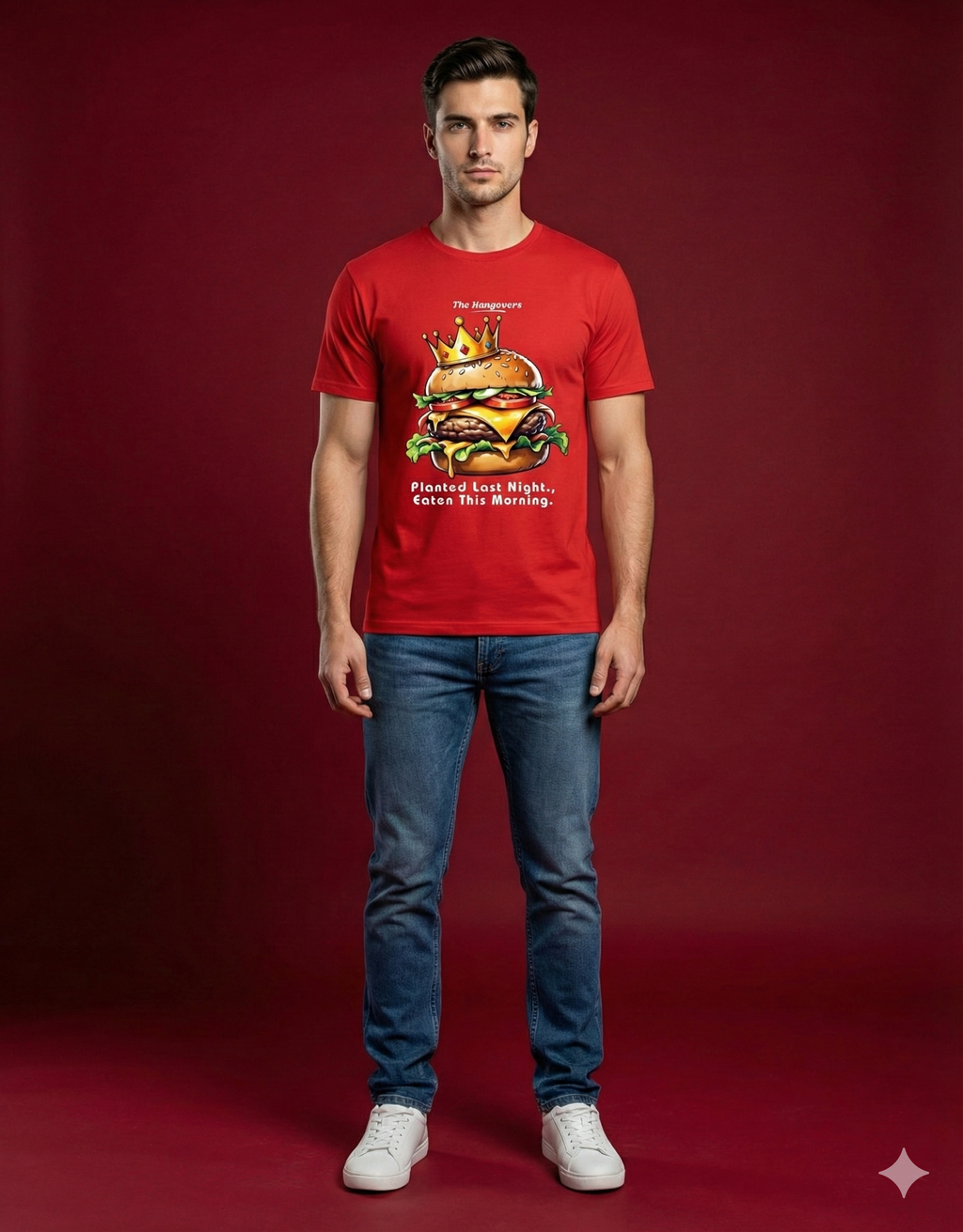 The Hangovers Red Burger T-Shirt